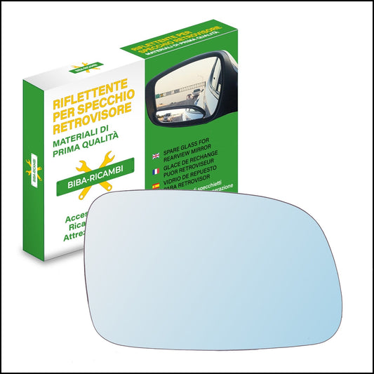 Vetro Specchio Retrovisore Lato DX Compatibile Per Peugeot 307 dal 2000> BIBA-RICAMBI