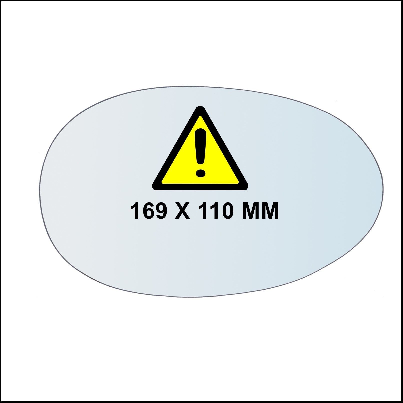 Vetro Specchio Retrovisore Lato DX Compatibile Per Mazda MX-5 I dal 1990-1998 BIBA-RICAMBI