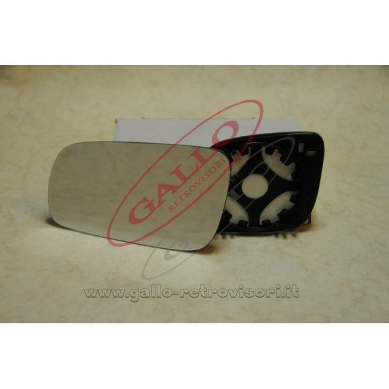 Vetro Specchietto Esterno Lato DX Compatibile Con Volkswagen Golf 4 dal 1997 al 2003 cromato BIBA-RICAMBI