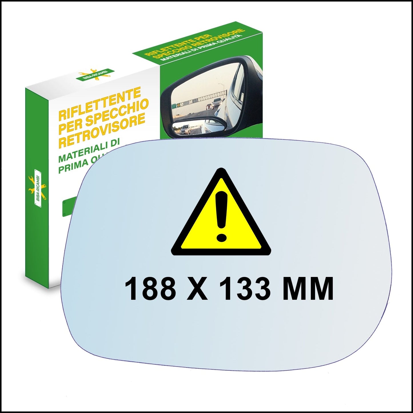 Vetro Specchio Retrovisore Lato DX Compatibile Per Daihatsu Terios II Dal 2005> BIBA-RICAMBI