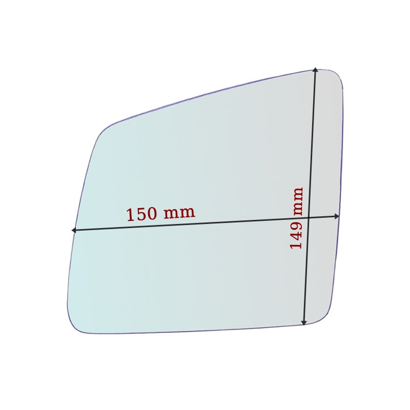 Vetro Specchio ASFERICO Lato Guidatore Per Mercedes Classe GL (X164) dal 2011>