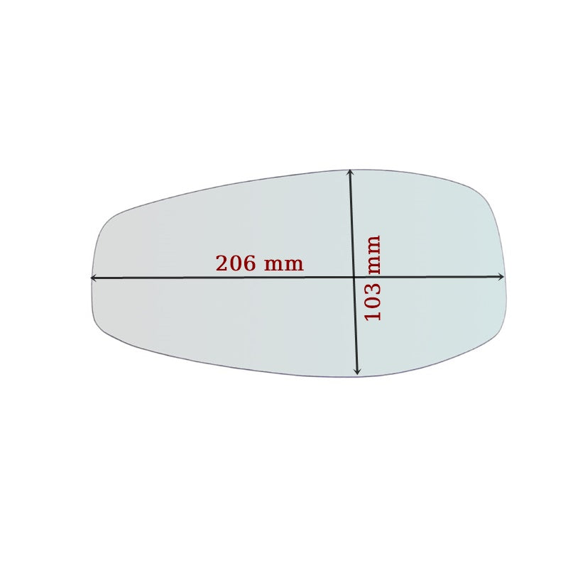 Vetro Specchio Retrovisore Lato DX-Passeggero Compatibile Con XEV YOYO dal 2022>