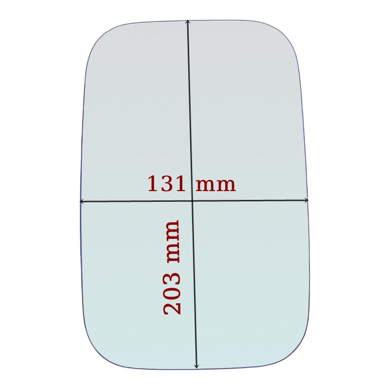 Vetro Specchio Retrovisore Lato SX-Guidatore Per Land Rover Defender dal 1990>