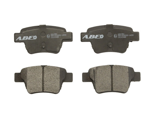 Kit 4 Pastiglie Freno Posteriori Compatibile Per Peugeot 307 Dal 2000-2009 BIBA-RICAMBI