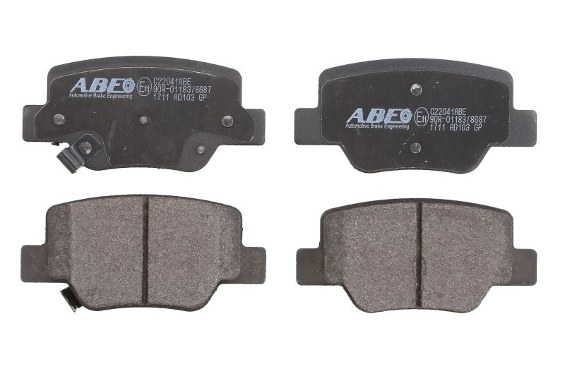 Kit 4 Pastiglie Freno Posteriori Compatibile Per Toyota Verso Dal 2009-2018 BIBA-RICAMBI