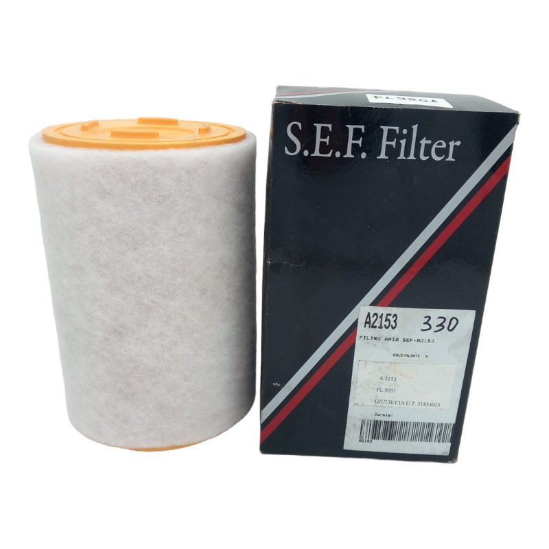 Filtro Aria Motore S.E.F. Filters Codice.A2153 BIBA-RICAMBI