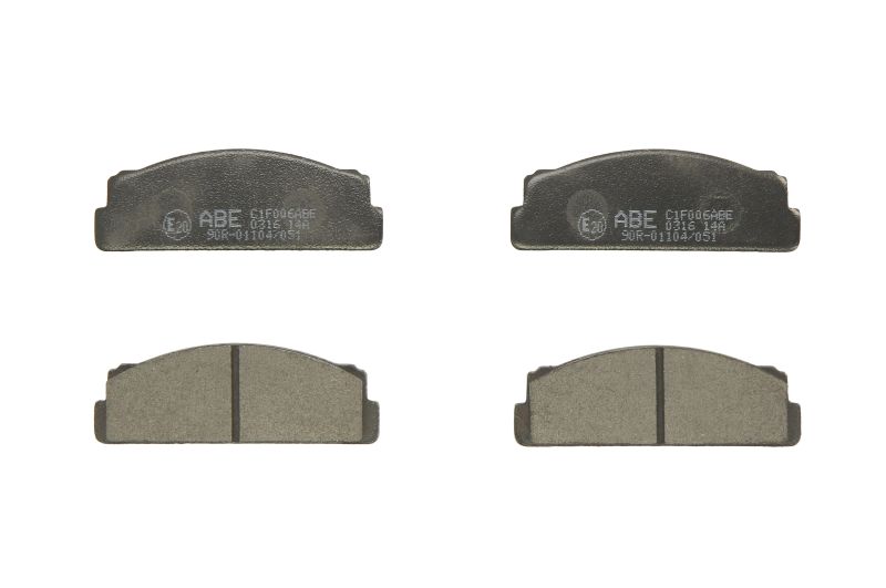 Kit 4 Pastiglie Freno Anteriori Compatibile Per FSO 125P dal 1967-1992 BIBA-RICAMBI