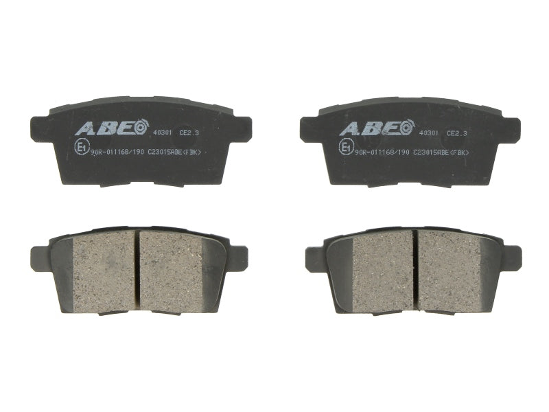 Kit 4 Pastiglie Freno Posteriori Compatibile Per Lincoln MKX dal 2006> BIBA-RICAMBI
