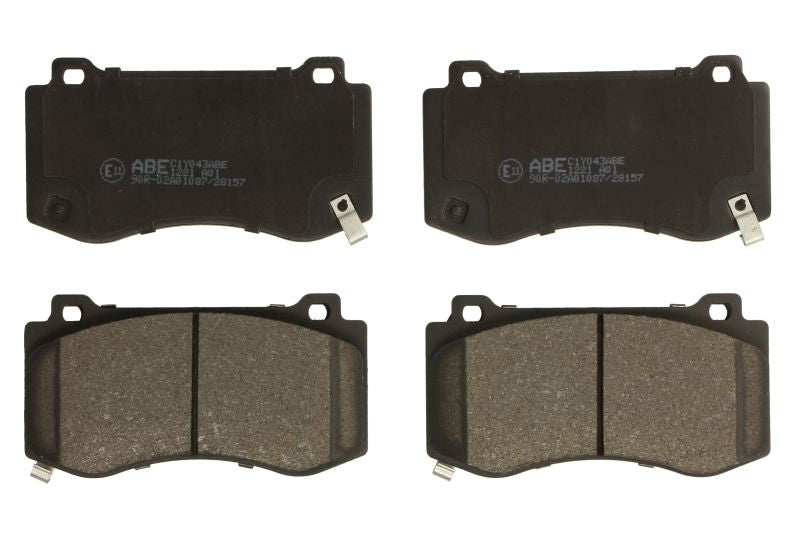 Kit 4 Pastiglie Freno Anteriori Compatibile Per Chrysler 300C dal 2010> BIBA-RICAMBI