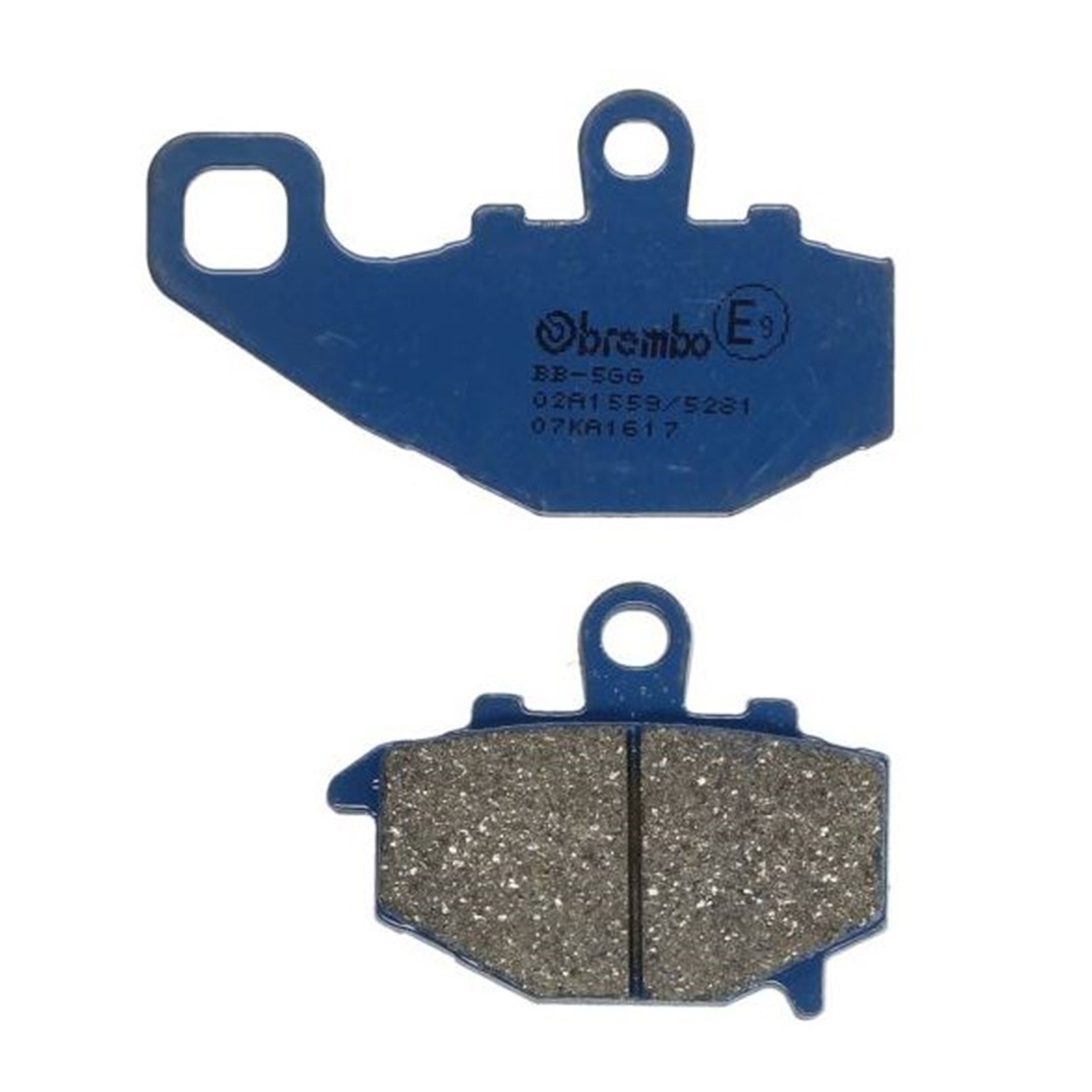 Kit 2 Pastiglie Freno Moto Anteriori | Posteriori Brembo art.07KA1617 BIBA-RICAMBI