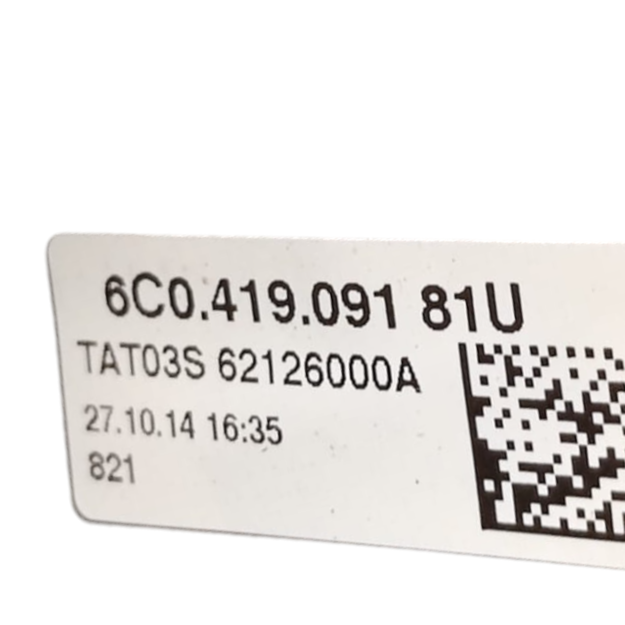 Volante / sterzo volkswagen golf vii cod: 6c0419091 (2012-2021) - BIBA-RICAMBI
