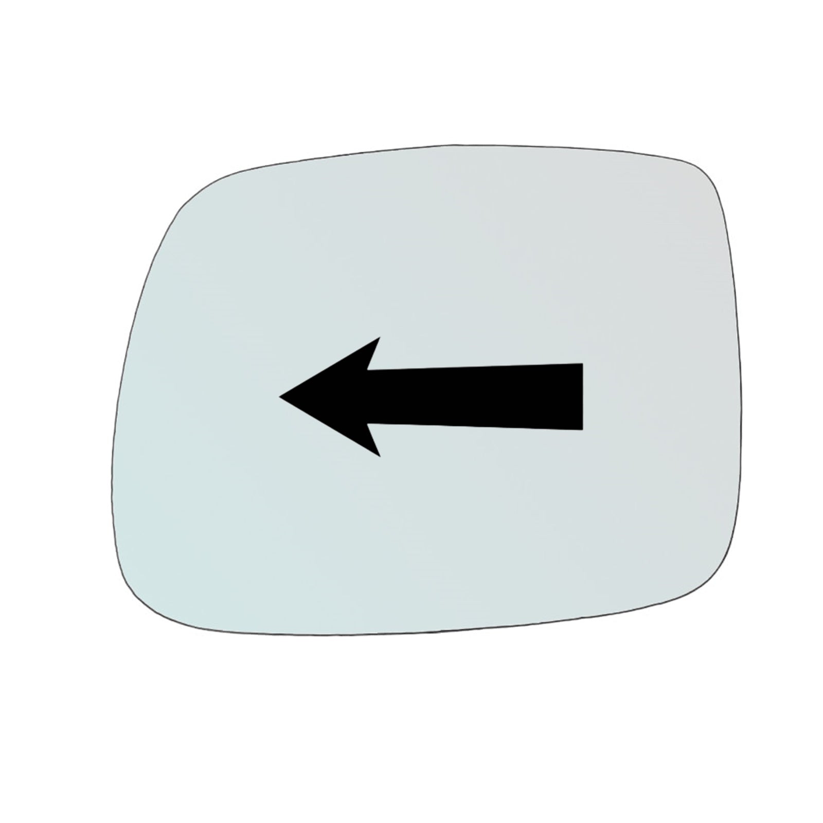 Exterior Mirror Glass Right Side Compatible With Mercedes Vaneo Up To 1998