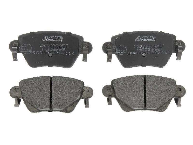 Kit 4 Pastiglie Freno Posteriori Compatibile Per Renault Kangoo Dal 2000&gt; BIBA-RICAMBI