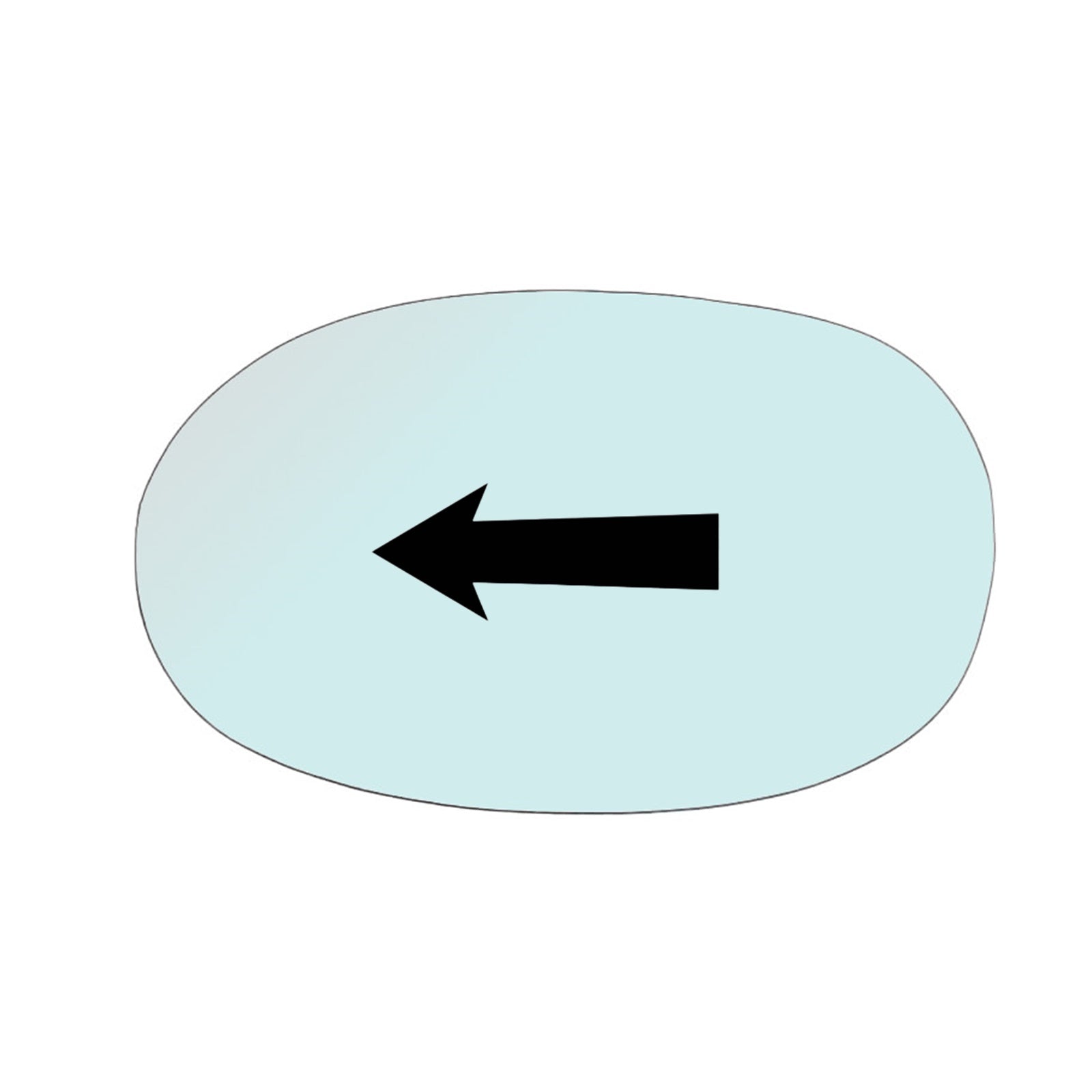 Vetro Specchio Retrovisore Lato SX-Guidatore Ferrari California dal 2008>