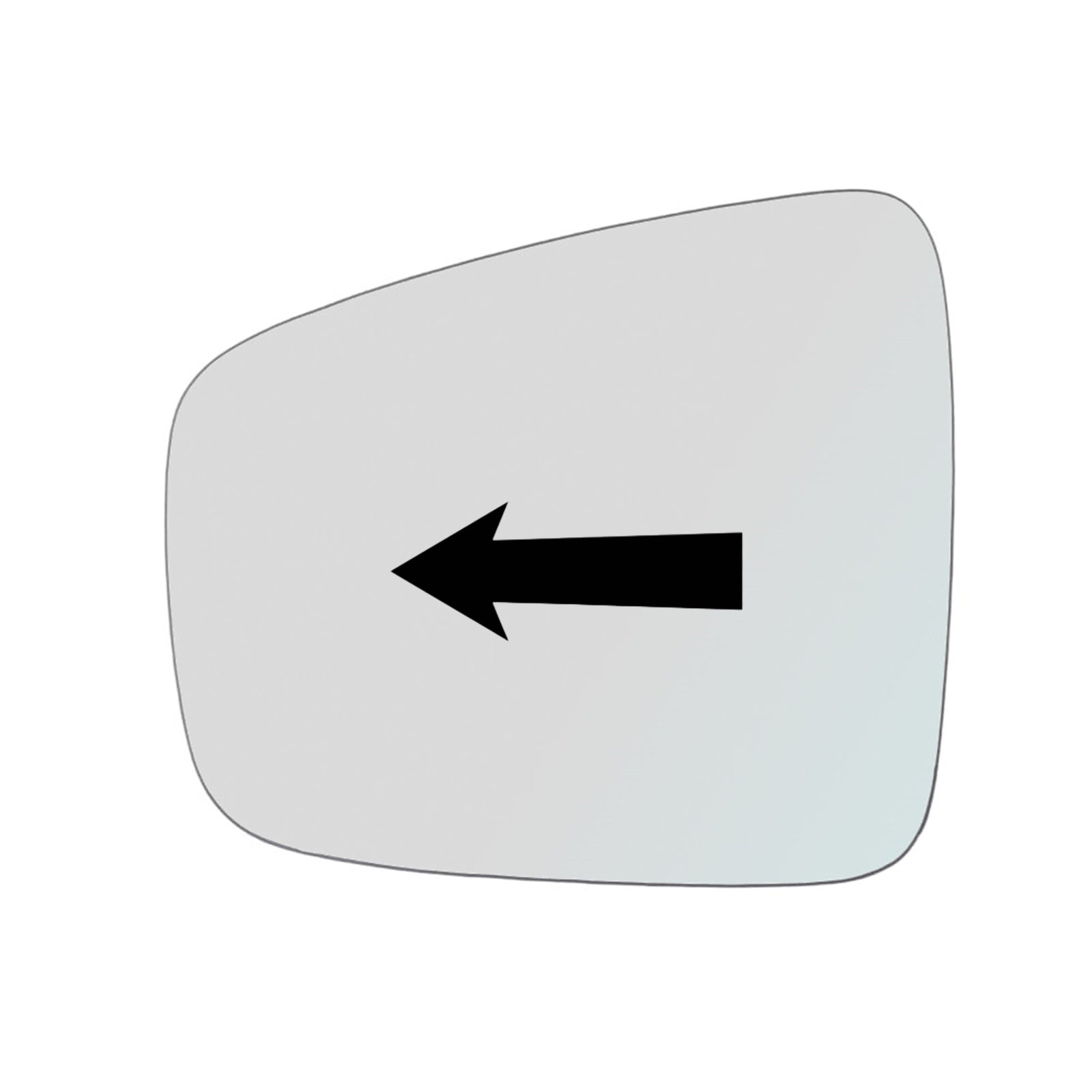 Vetro Specchio Retrovisore Lato SX-Guidatore Per Dacia Spring dal 2020>