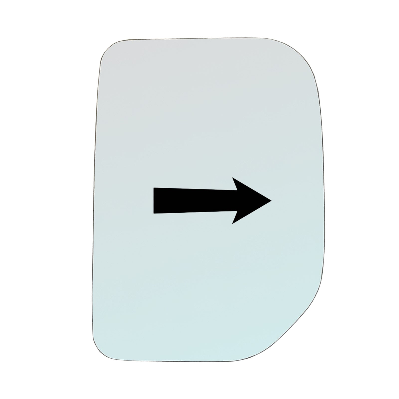 Vetro Specchio Retrovisore Lato DX Per Toyota FJ Cruiser (GSJ) dal 2005>