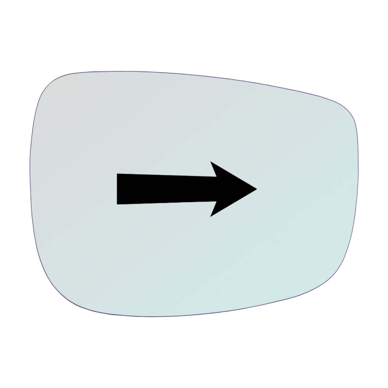 Vetro Specchio Retrovisore Lato DX-Passeggero Per Mazda CX-5 II (KF) dal 2016>