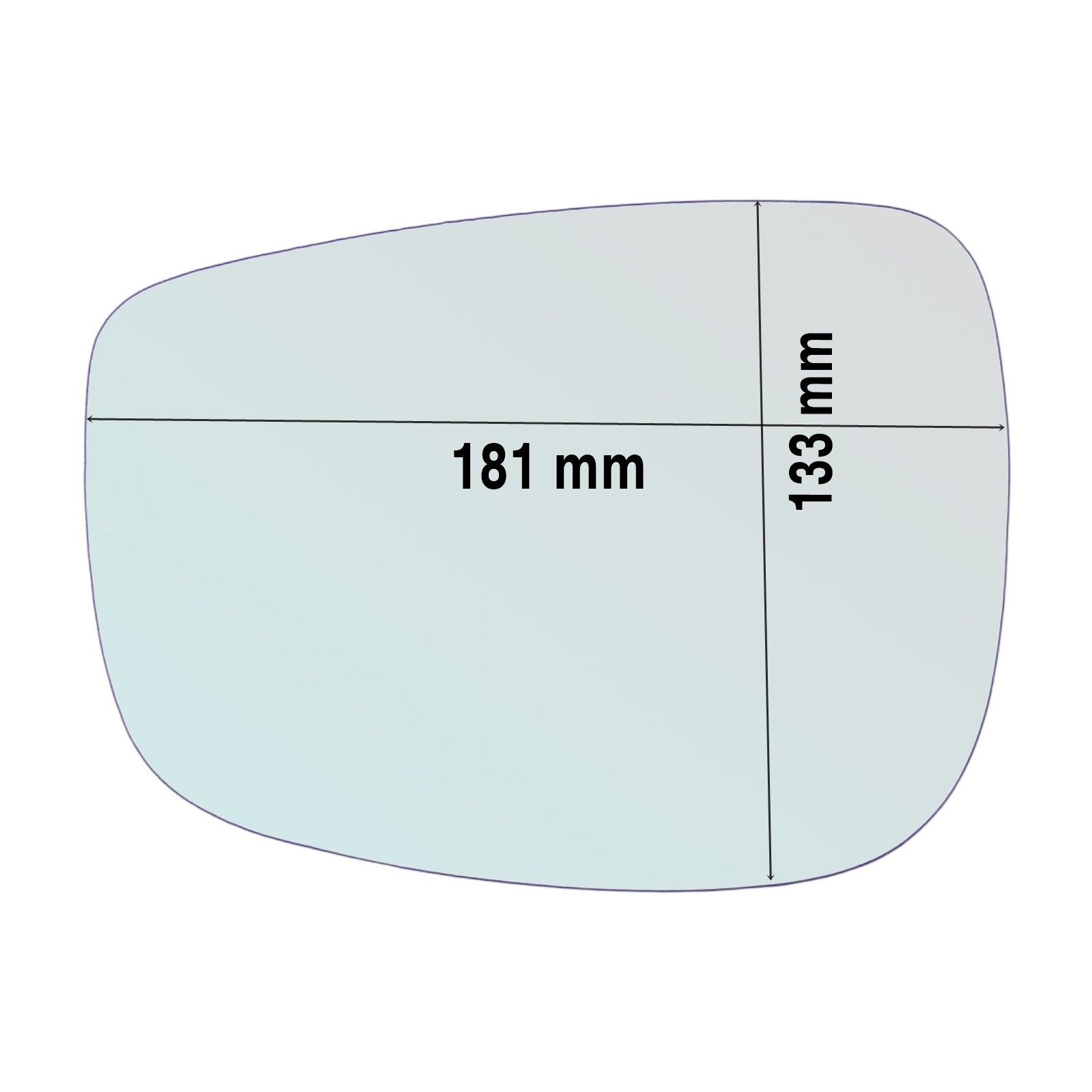 Vetro Specchio Retrovisore Lato SX-Guidatore Per Mazda CX-5 II (KF) dal 2016>