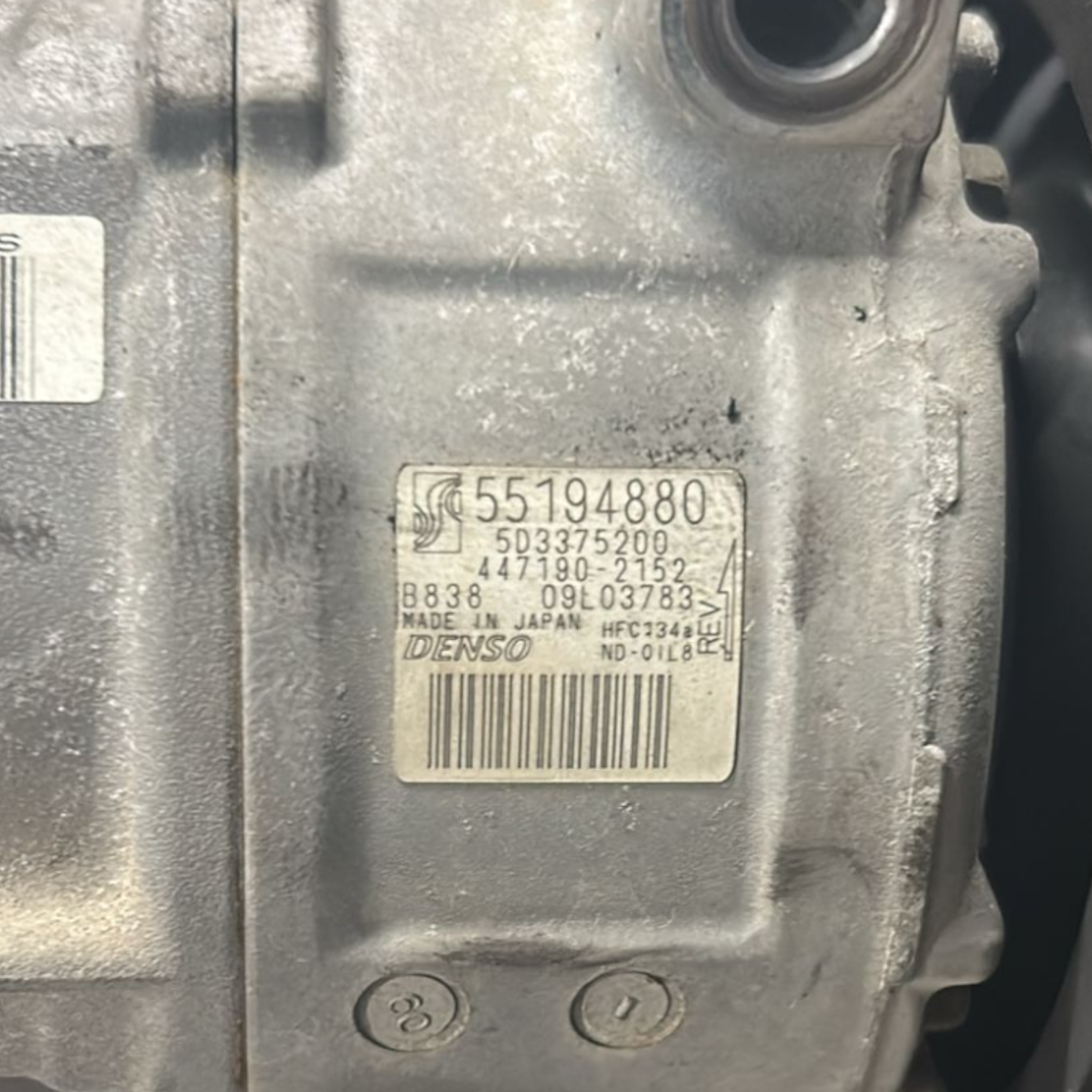 Compressore Aria Condizionata Fiat Punto Evo 1.4 Benzina cod:55194880 (2012 >)