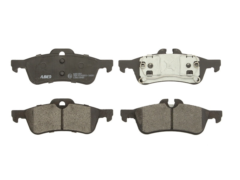 Kit 4 Pastiglie Freno Posteriori Compatibile Per Lincoln Continental Dal 1987-1990 BIBA-RICAMBI