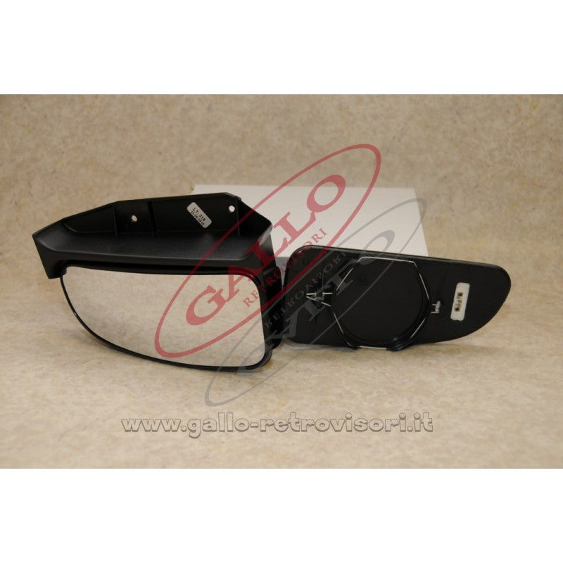 Vetro Specchietto Esterno Lato DX Compatibile Con Peugeot Boxer J5 Inferiore dal 1999 al 2005 Elettrico BIBA-RICAMBI