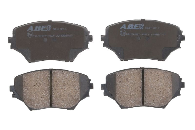 Kit 4 Pastiglie Freno Anteriori Compatibile Per Toyota Rav 4 II Dal 2000-2005 BIBA-RICAMBI