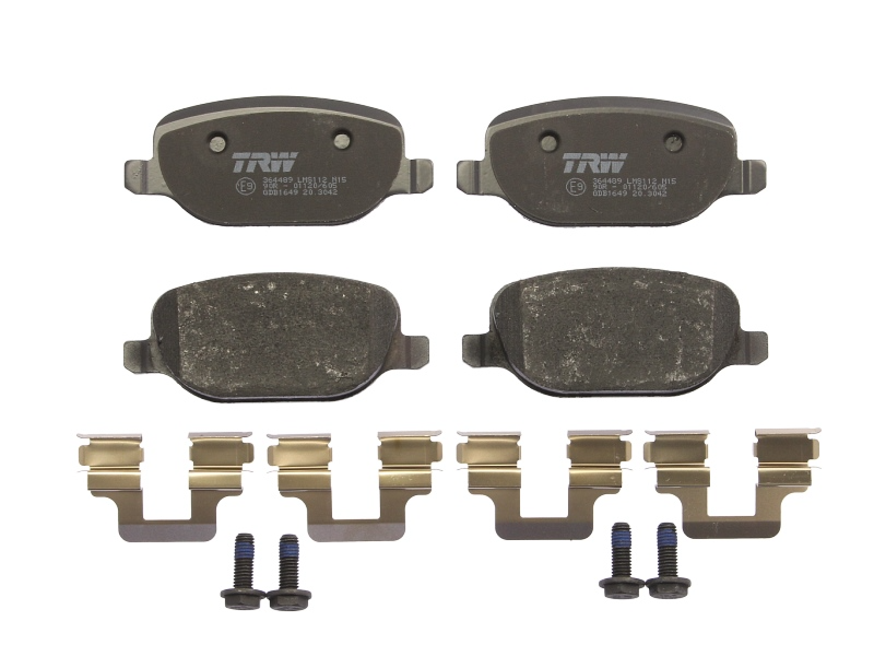 Kit 4 Pastiglie Freno Marca TRW Codice | GBD1649 BIBA-RICAMBI