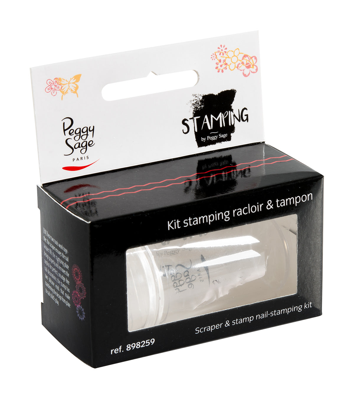PEGGY SAGE  KIT STAMPING RASCHIETTO E TIMBRO 2,0 - BIBA-RICAMBI