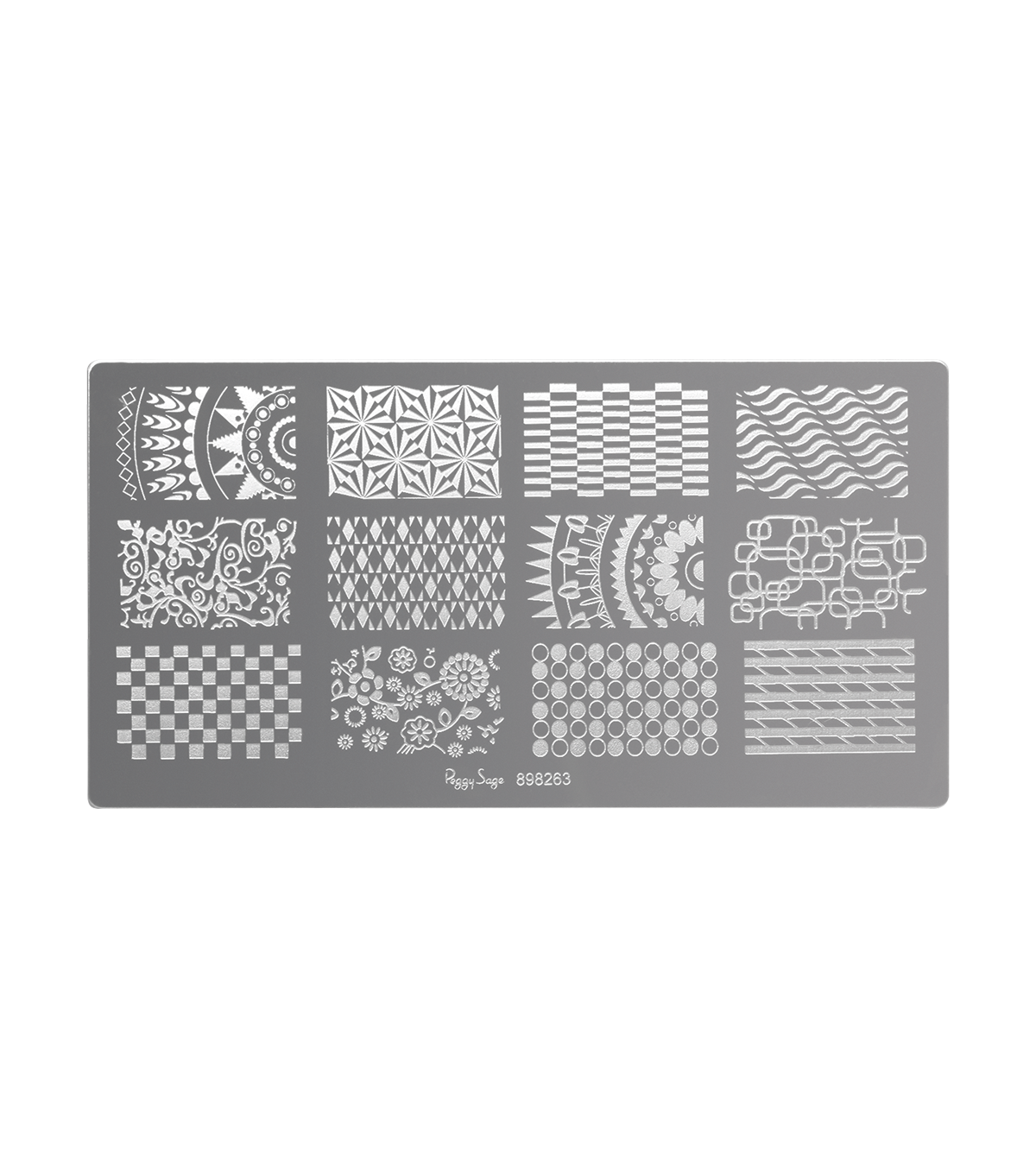 PEGGY SAGE  TAVOLA DI STAMPING NAIL ART 3 - BIBA-RICAMBI