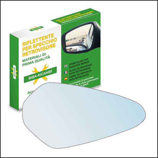 Vetro Specchietto Esterno Lato DX Compatibile Con Gilera Nexus BIBA-RICAMBI