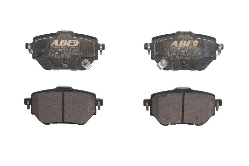 Kit 4 Pastiglie Freno Posteriori Compatibile Per Toyota Corolla Dal 2019> BIBA-RICAMBI