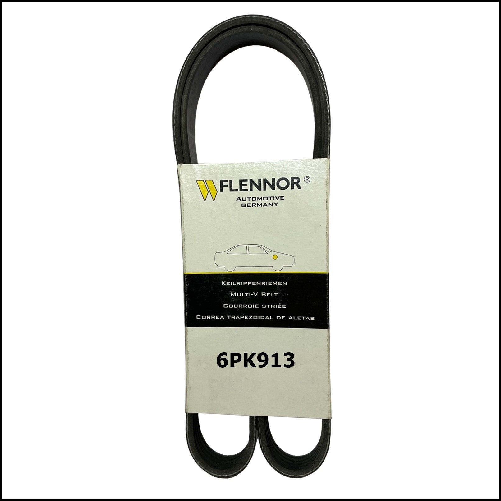 6PK913 Flennor Cinghia Servizi Poly-V Citroen | Fiat | Ford | Honda | Kia | Peugeot | Toyota BIBA-RICAMBI