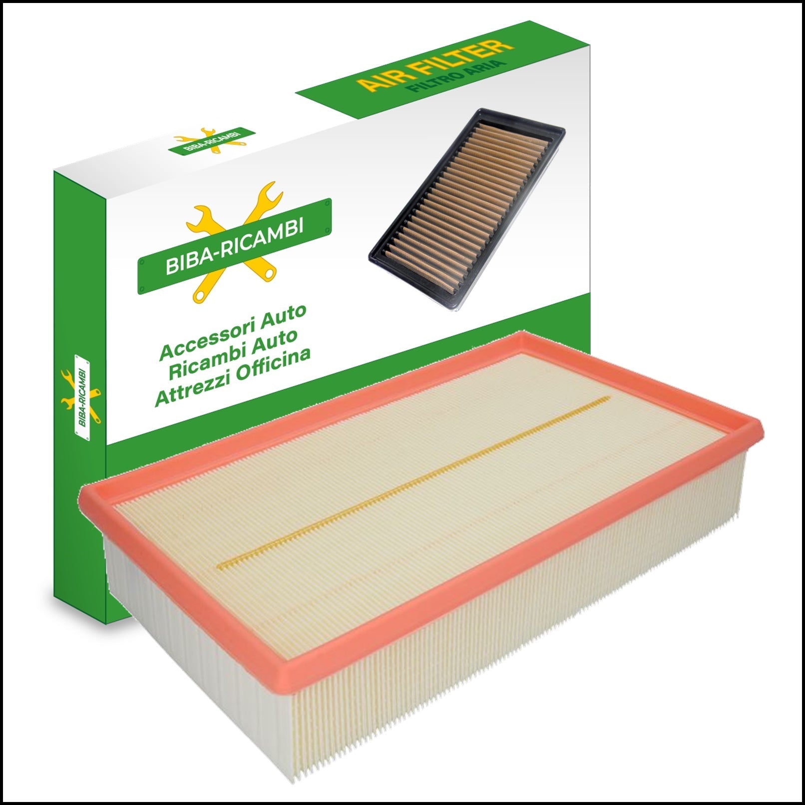 FILTRO ARIA MOTORE MISURE 312x189x63 | art.9448 BIBA-RICAMBI