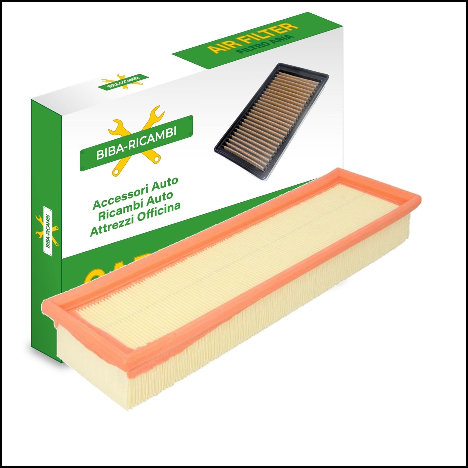 FILTRO ARIA MOTORE MISURE 354x102x49 | art.9452 BIBA-RICAMBI