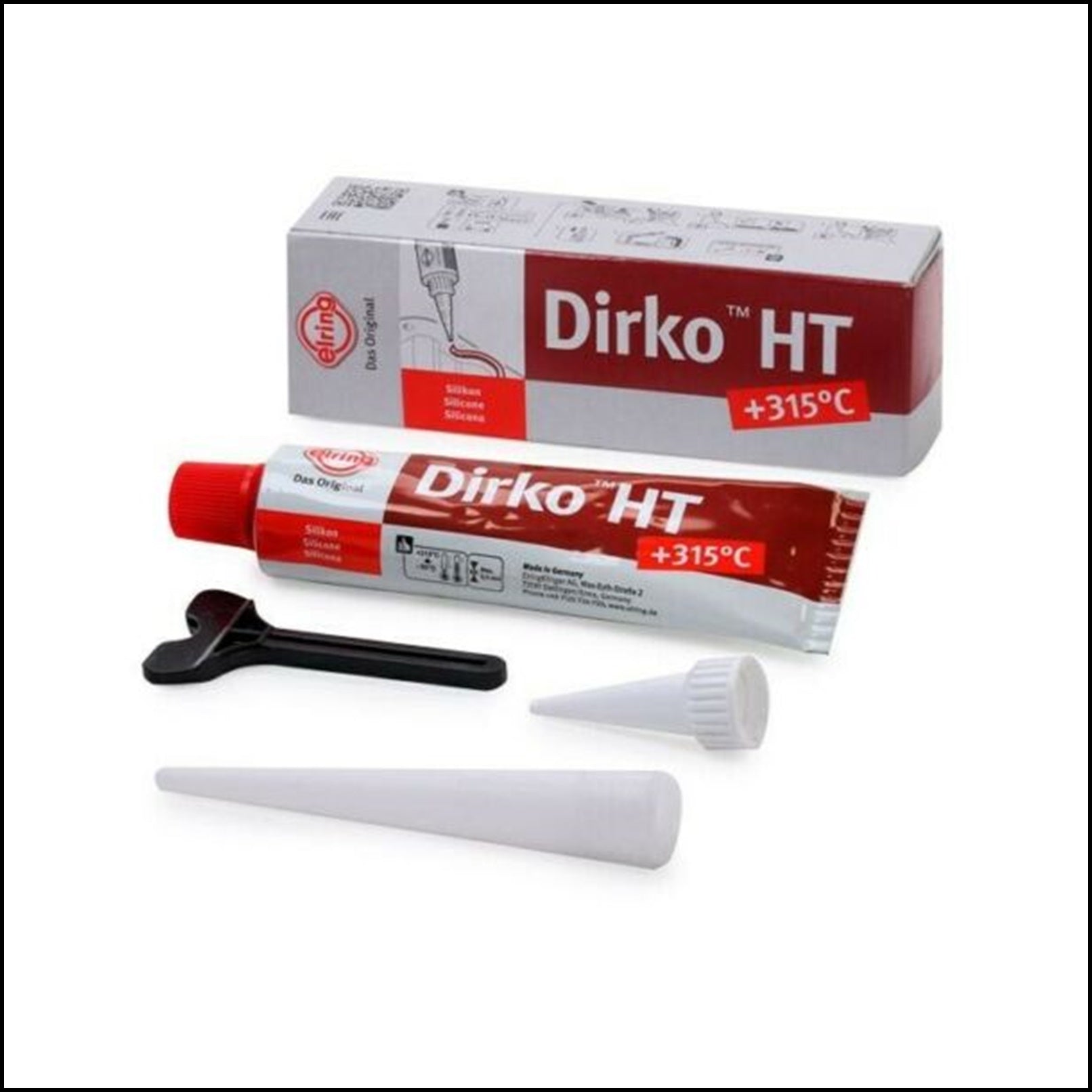 SIGILLANTE ELASTICO PER GUARNIZIONI ROSSO +315°C BIBA-RICAMBI