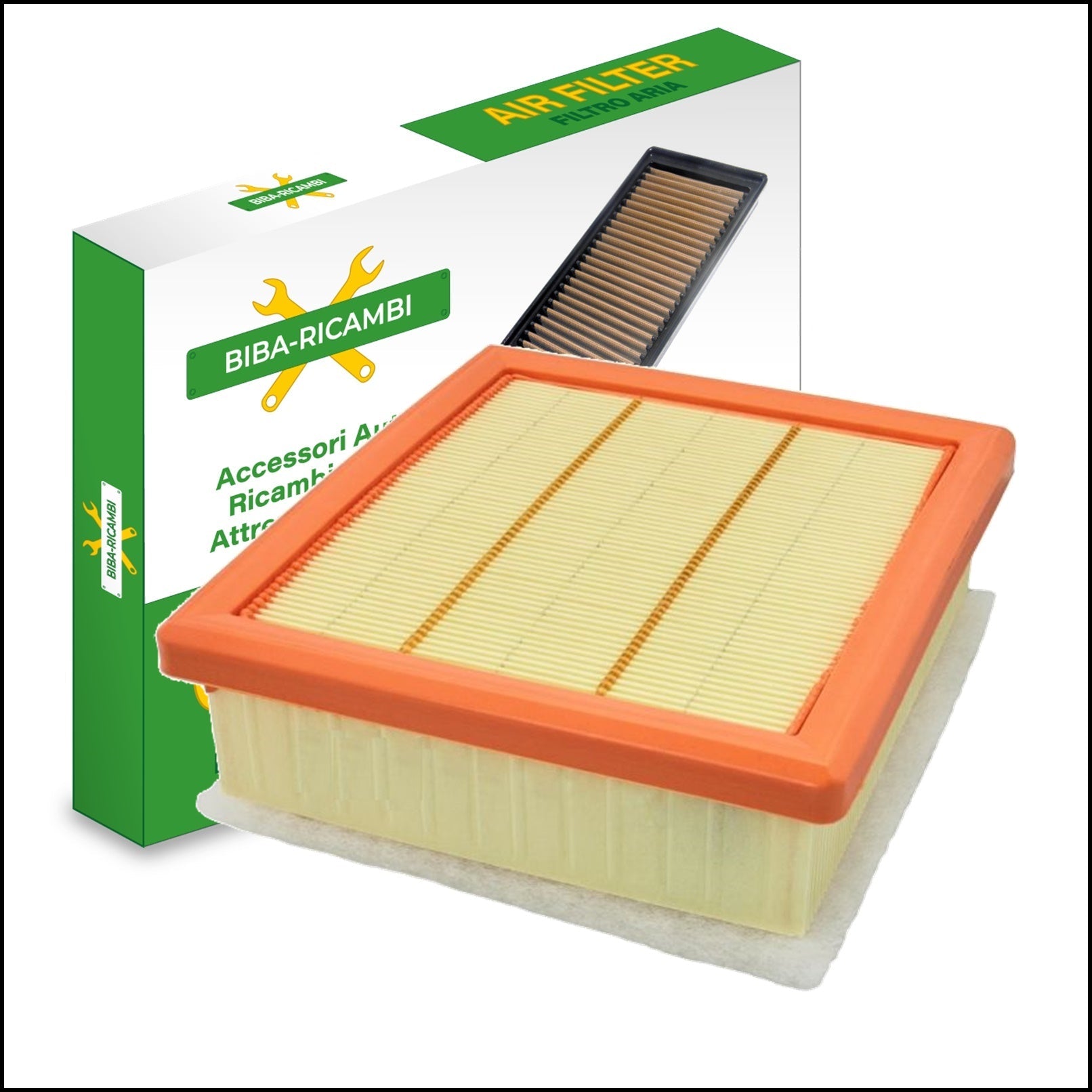 A. Filtro aria motore art.9804 BIBA-RICAMBI