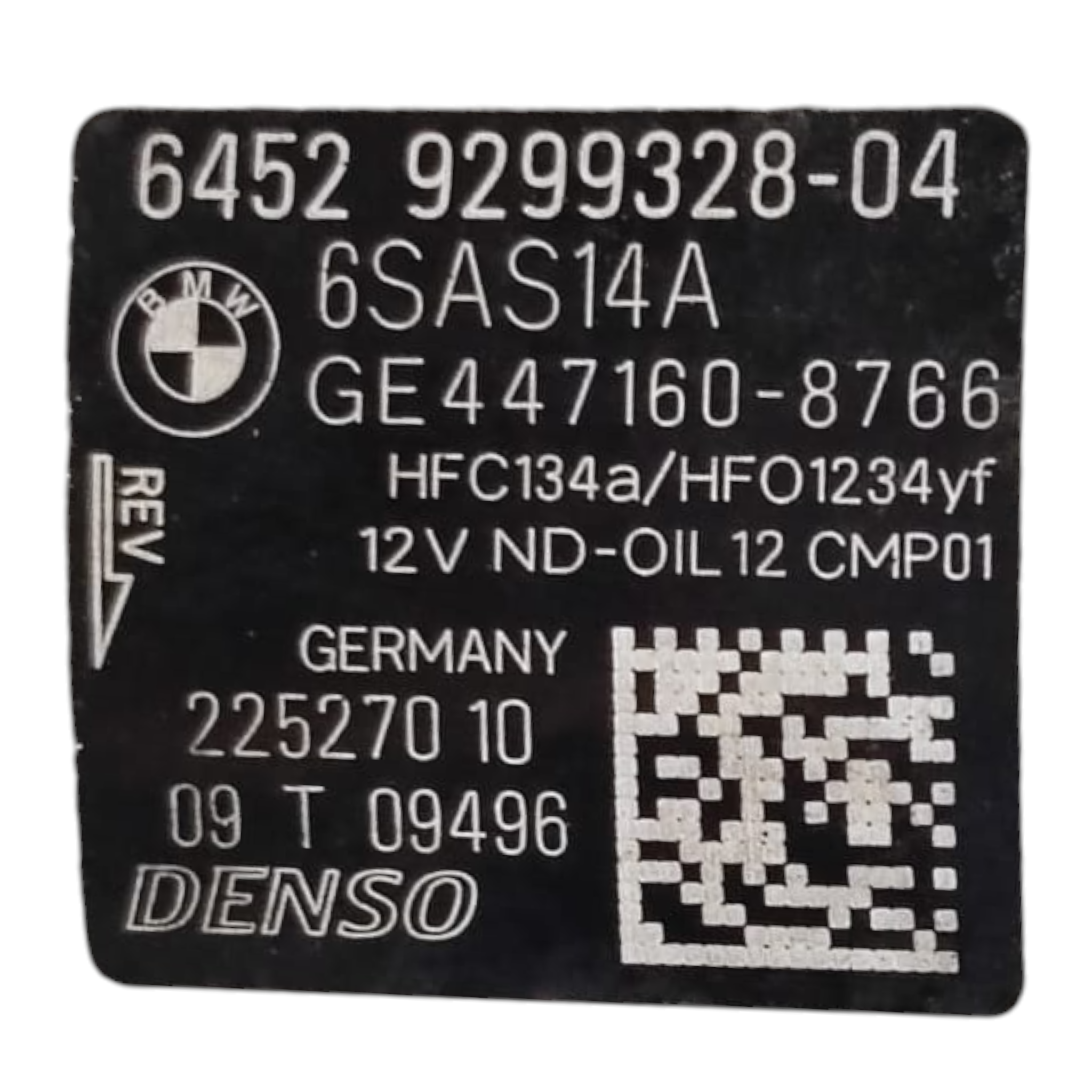 Compressore Aria Condizionata Bmw X3 G01 2.0 Diesel COD: 929932804 (2017-2024)