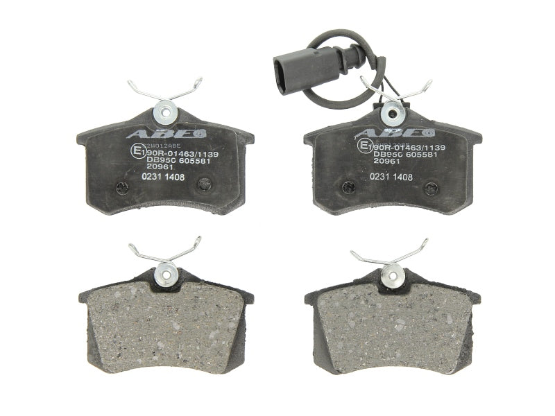Kit 4 Pastiglie Freno Posteriori Compatibile Per Audi A4 B5 (8D5) dal 2000-2001 BIBA-RICAMBI