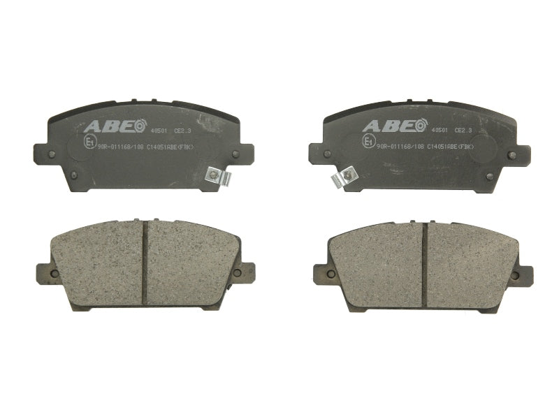Kit 4 Pastiglie Freno Anteriori Compatibile Per Honda Civic IX (FK) dal 2012> BIBA-RICAMBI