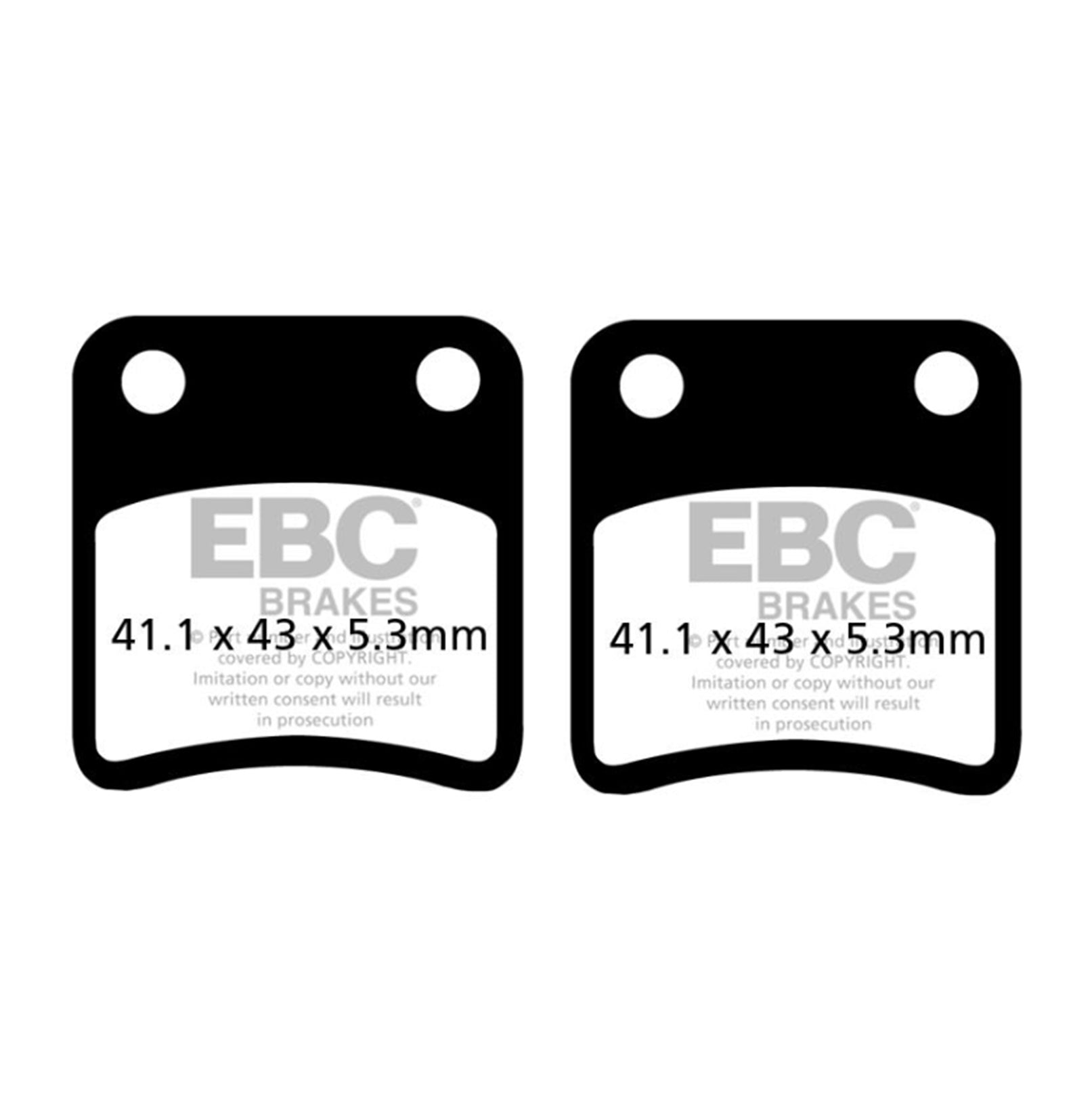 SFA257/2 Pastiglie Freno Per Honda FSC Silverwing 600 2001-2018