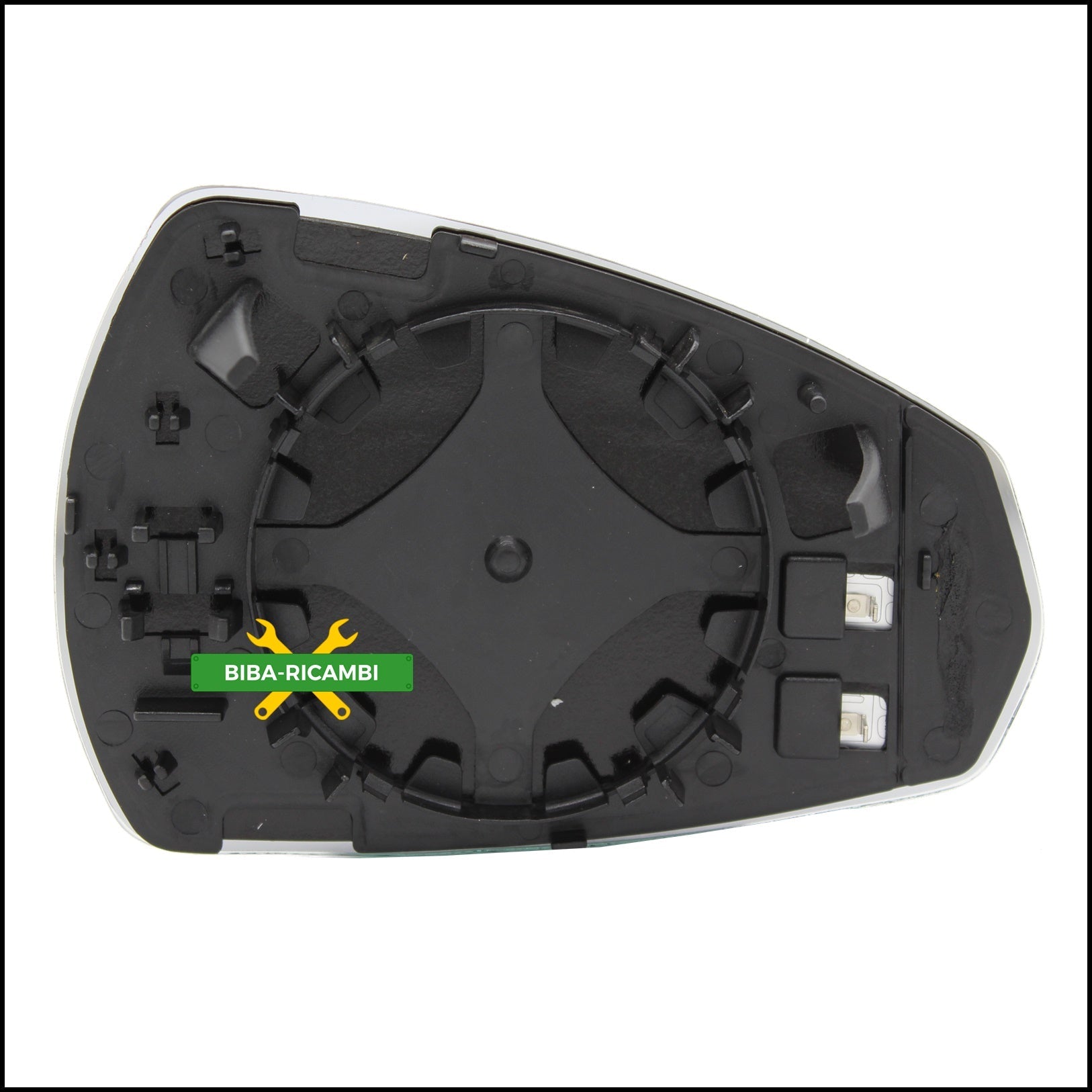 Specchio Piastra Retrovisore Termica Lato Sx-Guidatore Per Audi A3 III (8V) dal 2012> BIBA-RICAMBI
