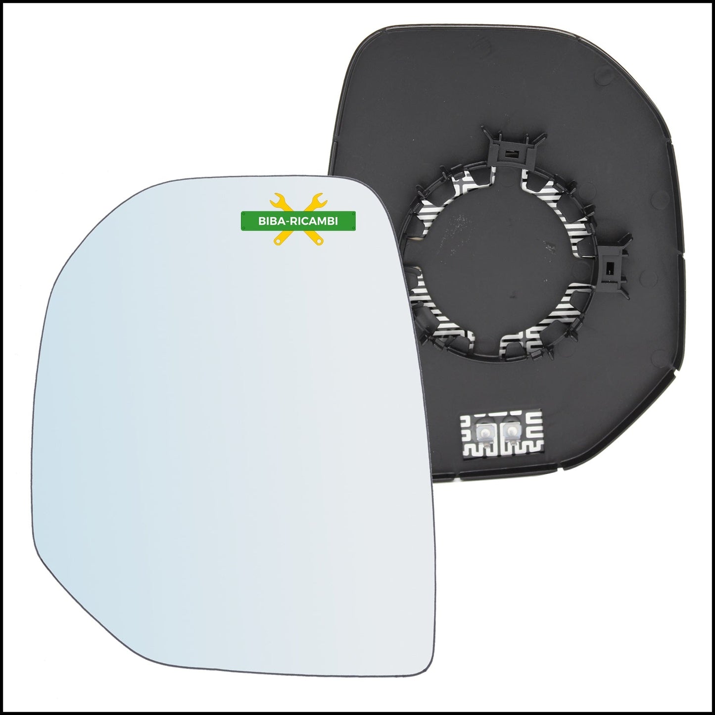 Piastra Specchio Termica Lato Sx-Guidatore Per Peugeot Partner Tepee dal 2008-2012 BIBA-RICAMBI