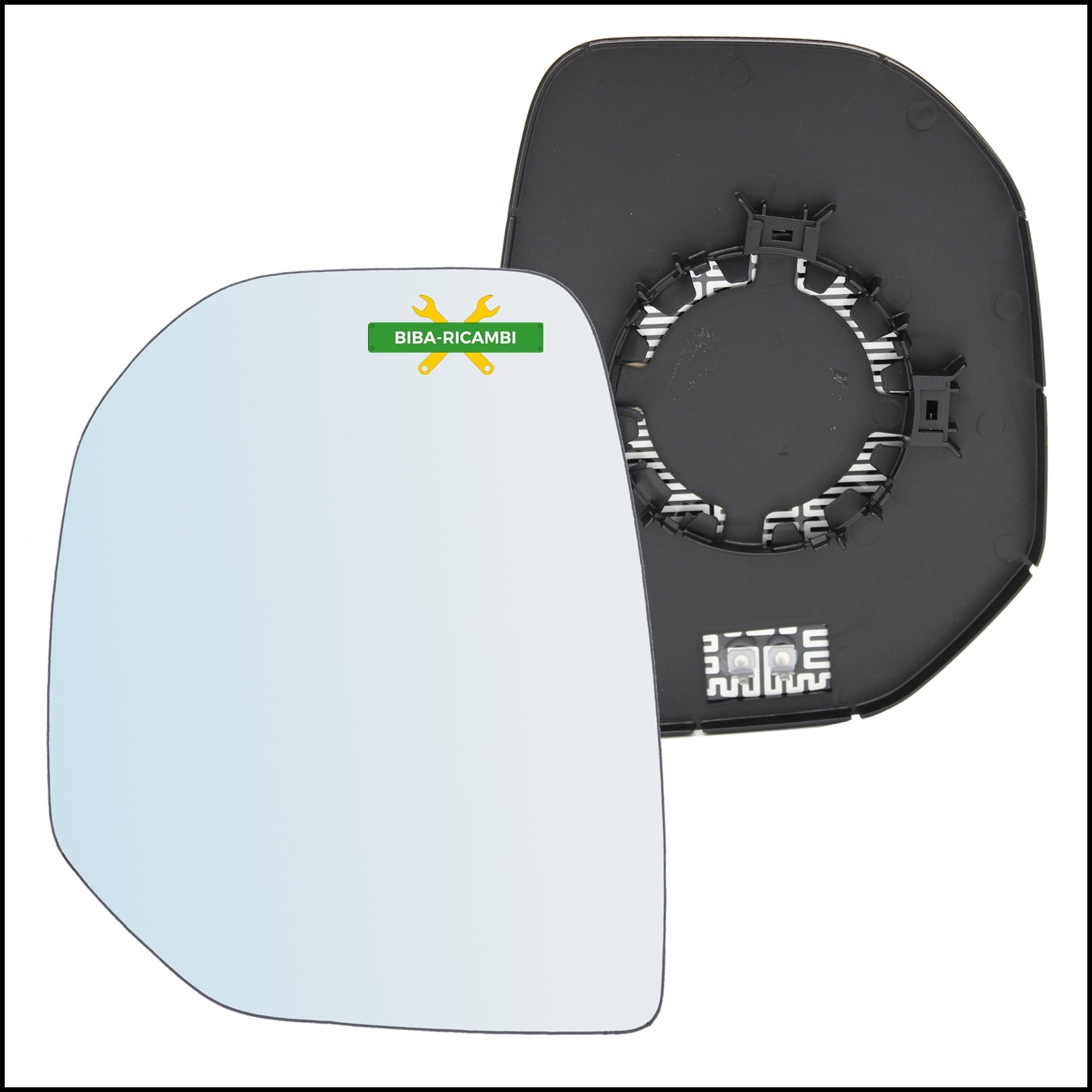 Piastra Specchio Termica Lato Sx-Guidatore Per Citroen Berlingo II (B9) dal 2008-2013 BIBA-RICAMBI