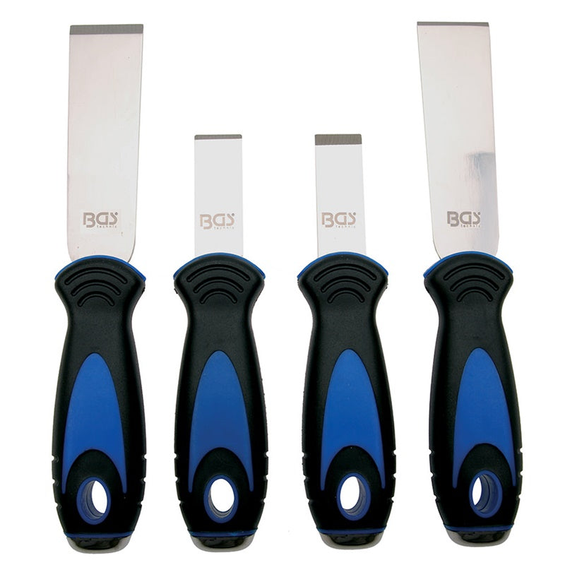 Set 4 Pz Raschietti Lama In Acciaio Inox BGS363 BIBA-RICAMBI