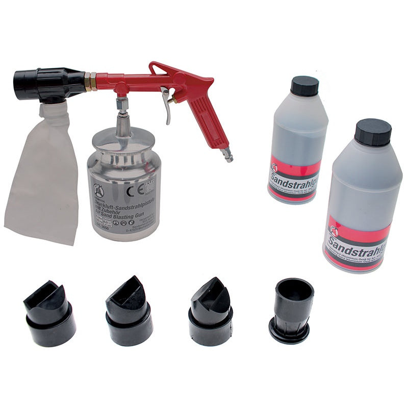 Set Sabbiatrice Pneumatica Con Accessori Art.BGS3650 BIBA-RICAMBI