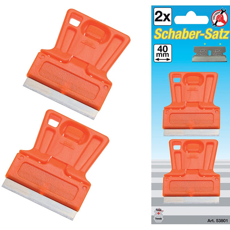 Set 2 Pz Raschietti BGS53801 BIBA-RICAMBI