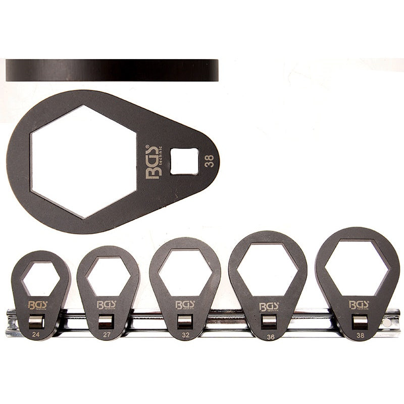Set 5 Pz Chiavi Esagonali Per Filtro Olio Attacco 3/8" Art.BGS8677 BIBA-RICAMBI