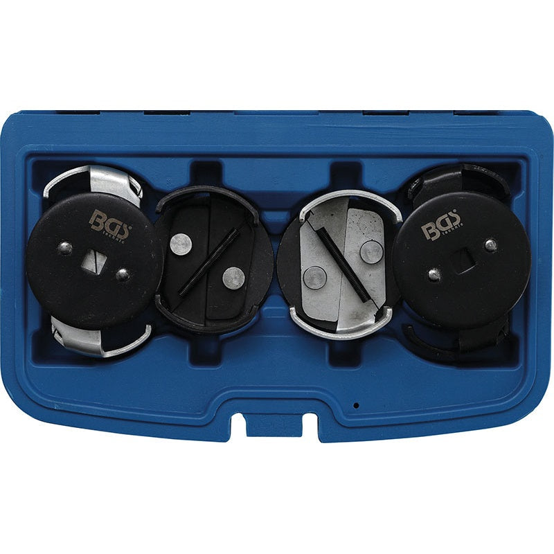 Set 4 Pz Chiavi Filtri Olio Universali Ø 60-80 mm | Ø 80-96 mm | Attacco 3/8" Art.BGS9792 BIBA-RICAMBI