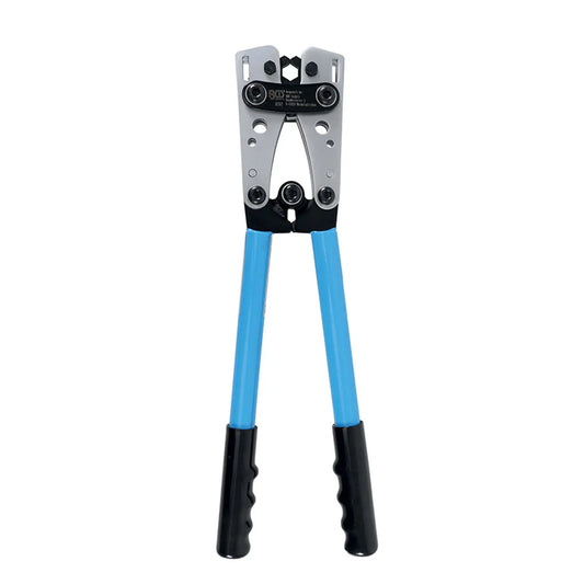 Pinza Crimpatrice Per Capicorda Isolati 6-50 mm2 Con Crimpatura Esagonale - BIBA-RICAMBI