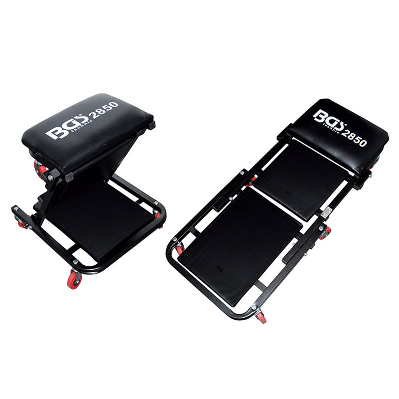 Carrello Sottovettura & Sgabello BGS2850 BIBA-RICAMBI